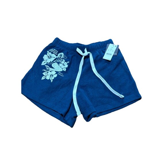 Grayson Threads Pants - Grayson Threads Women's Size XS Blue Mermaid Surf Shop Fleece Shorts